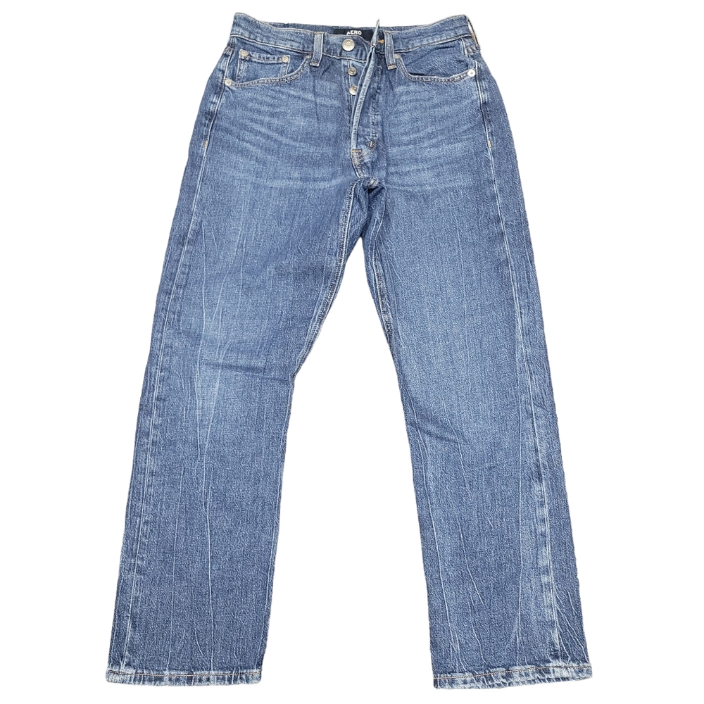 Aero 90's Curvy High Rise Skinny Jeans Women's.  Size 6. Button Fly. Pre-owned.